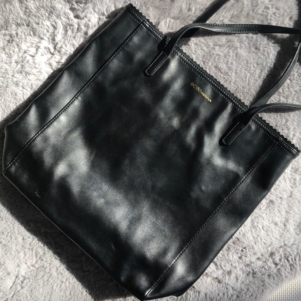 Bcbgeneration Black Shoulder Tote - image 3